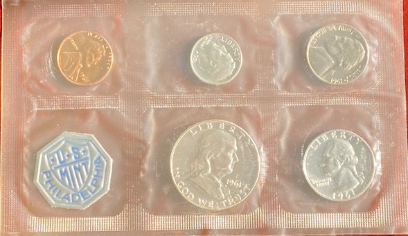 1961-Franklin-Half-In-Mint-Wrapper